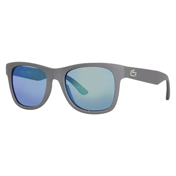 Kính Mát Lacoste Green Rectangular Sunglasses L778S 035 52 Màu Xám Xanh