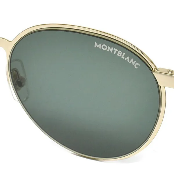Kính Mát Montblanc Sunglasses MB0144S 002 Màu Xanh Green - Kính mắt - Vua Hàng Hiệu