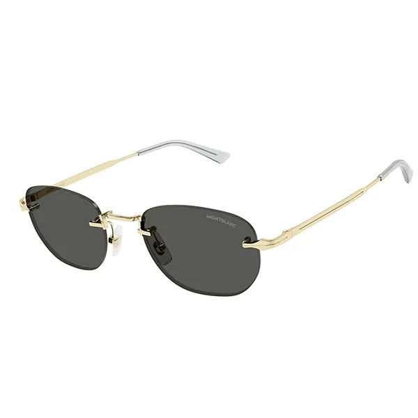 Kính Mát Montblanc Sunglasses MB0303S 001 Màu Xám Đậm