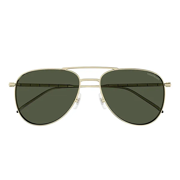 Kính Mát Montblanc Sunglasses MB0311S 002 Màu Xanh Green/Vàng - Kính mắt - Vua Hàng Hiệu