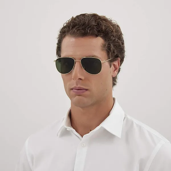 Kính Mát Montblanc Sunglasses MB0311S 002 Màu Xanh Green/Vàng - Kính mắt - Vua Hàng Hiệu