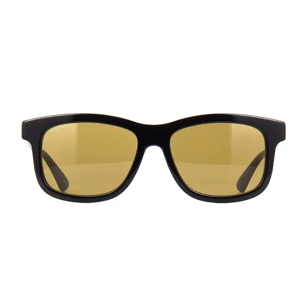 Kính Mát Nam Gucci GG0824S 006 Sunglasses Màu Đen Vàng Size 55 - 1