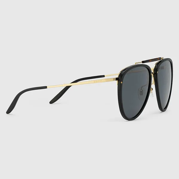 Kính Mát Nam Gucci Sunglasses GG0672S 001 Màu Xanh Đen