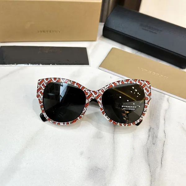 Kính Mát Nữ Burberry BE4294 382187 Butterfly Sunglasses Phối Màu - 1