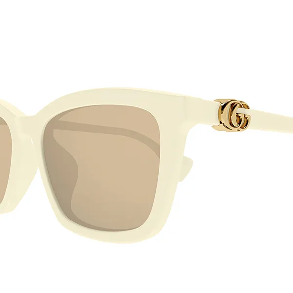 Kính Mát Nữ Gucci Sunglasses GG1596SK 002 Màu Nâu/Kem - 4