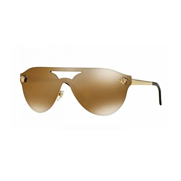 Kính Mát Versace Brown Mirror Gold Sunglasses VE2161 136/00/145 Màu Nâu Vàng