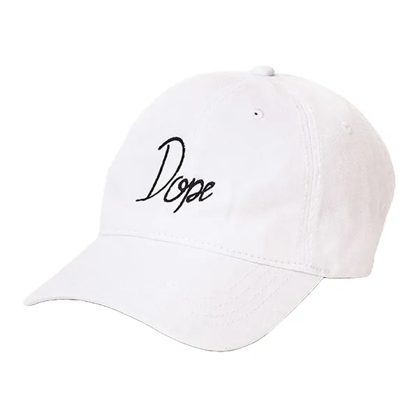 Mũ Dope 6 Panel Raw Baseball Cap Màu Trắng - Mũ nón - Vua Hàng Hiệu