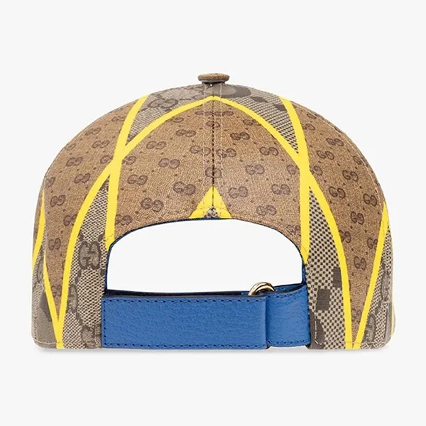 Mũ Gucci Multicolour Baseball Cap 727478 4HAVQ-8469 Màu Nâu Vàng Size L - 4