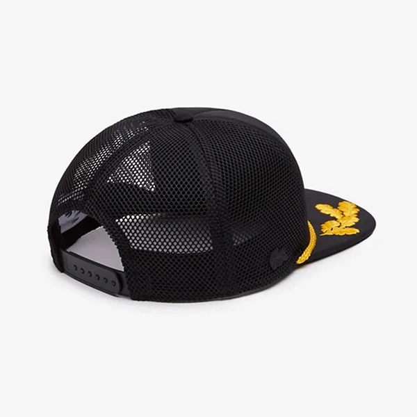 Mũ Lacoste Bi-Material Cap With Embroidered Visor RK1742-00 Màu Đen Vàng - Mũ nón - Vua Hàng Hiệu