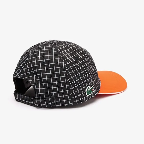 Mũ Lacoste Hardwearing Lightweight Tennis Cap RK1097-51 Màu Đen Cam