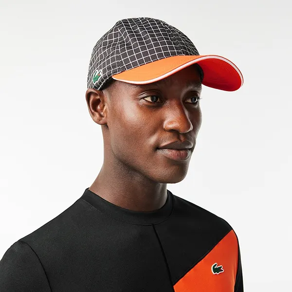 Mũ Lacoste Hardwearing Lightweight Tennis Cap RK1097-51 Màu Đen Cam