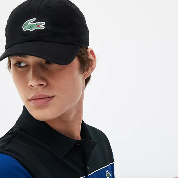 Mũ Lacoste Men's Cap RK2464 Màu Đen - Mũ nón - Vua Hàng Hiệu