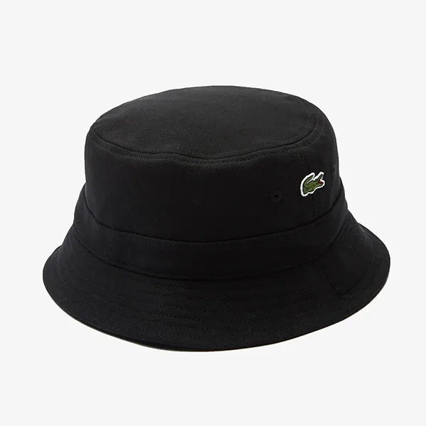 Mũ Lacoste Unisex Organic Cotton Bucket Hat RK2056-51 Màu Đen