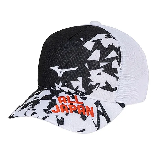 Mũ Mizuno All Japan Cap 62jwbz1101 Màu Trắng Đen - Mũ nón - Vua Hàng Hiệu