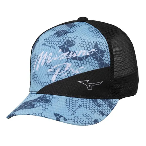 Mũ Mizuno Pro Cooling Cap 12JWAX9127 Màu Xanh Dương Phối Đen - Mũ nón - Vua Hàng Hiệu