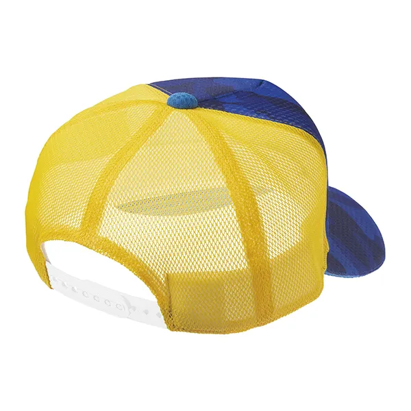 Mũ Mizuno Soft Tennis All Japan Cap 62JW0Z43 Màu Xanh Phối Vàng - Mũ nón - Vua Hàng Hiệu