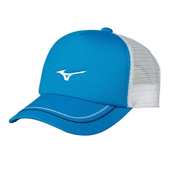 Mũ Mizuno Tennis Cap 62JW8001 Cyan Màu Trắng Xanh Dương Size 56-60 - Mũ nón - Vua Hàng Hiệu