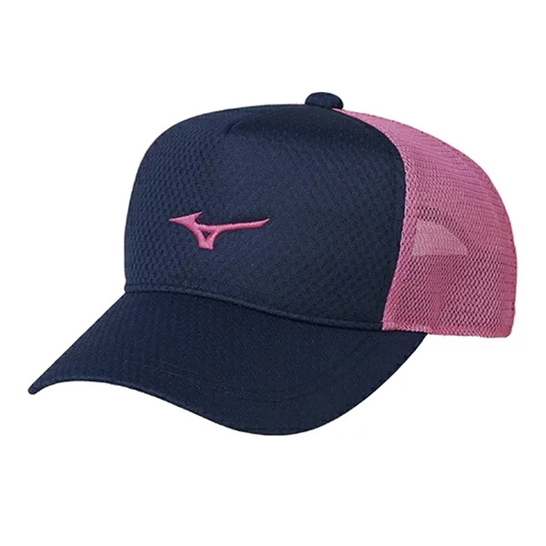 Mũ Mizuno Tennis Mesh Cap 62JW8002 Màu Xanh Navy Hồng