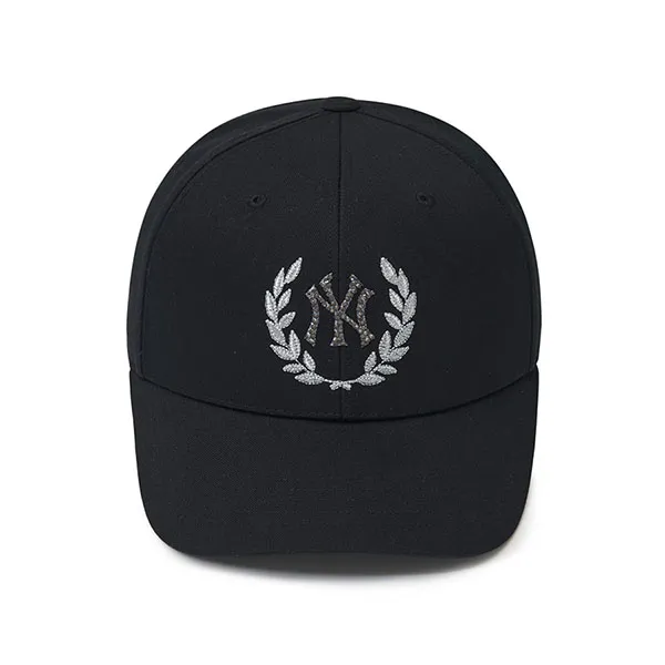 Mũ MLB Premium Varsity Emblem Structure Ball Cap New York Yankees 3ACPV104N-50BKS Màu Đen