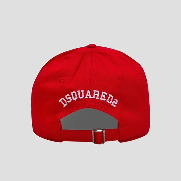 Mũ Nam Dsquared2 Red With Logo Embroidered BCM0352 05C00001 M818 Màu Đỏ