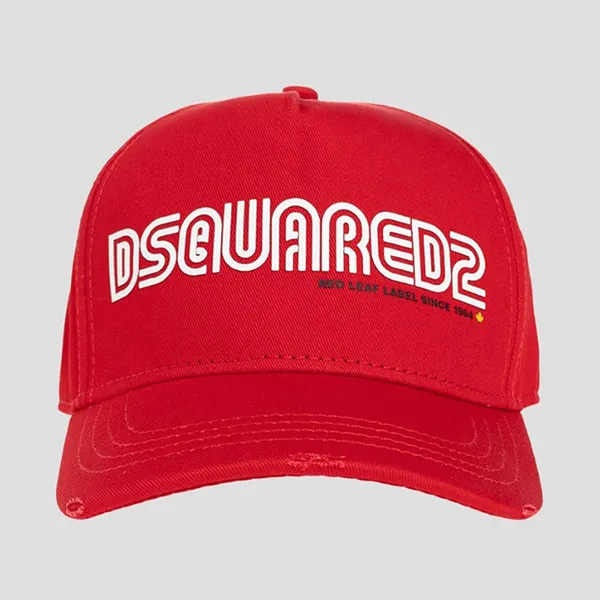 Mũ Nam Dsquared2 Red With Logo Printed BCM0613 05C00001 4065 Màu Đỏ - Mũ nón - Vua Hàng Hiệu