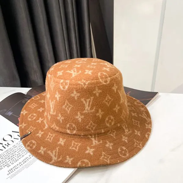 Mũ Nữ Louis Vuitton LV Bob Carry On Brown M77294 Wool Màu Nâu - Mũ nón - Vua Hàng Hiệu