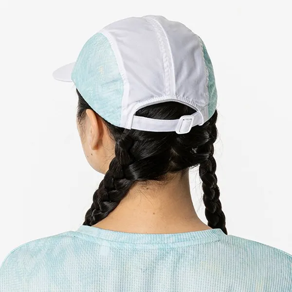 Mũ Nữ Mizuno Running Cap 32JWB301 Màu Trắng Phối Xanh - Mũ nón - Vua Hàng Hiệu