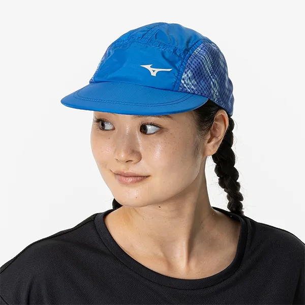 Mũ Nữ Mizuno Running Cap 32JWB301 Màu Xanh Dương - Mũ nón - Vua Hàng Hiệu