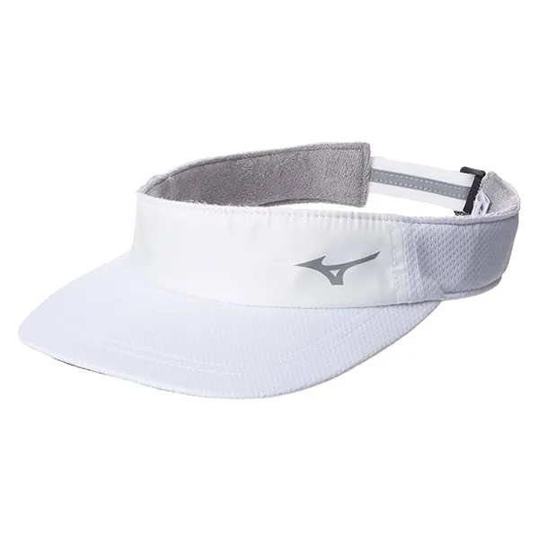 Mũ Nửa Đầu Mizuno Sun Visor Running Cap J2MW8002 Màu Trắng - 2