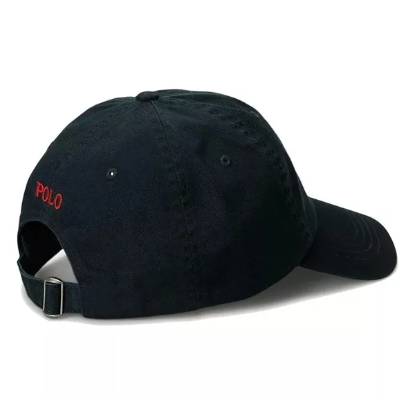 Mũ Ralph Lauren Pony Baseball Cap Polo Black Màu Đen