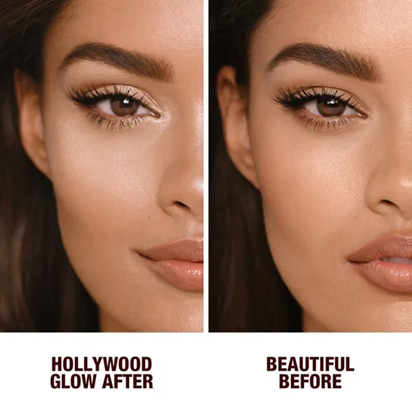 Phấn Má Hồng Charlotte Tilbury Hollywood Glow Glide Face Architect Highlighter Màu Champagne Glow - Trang điểm - Vua Hàng Hiệu