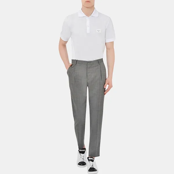 Quần Dài Nam Dolce & Gabbana D&G Túi Trước GY6UETFM2DIS8290 Màu Xám Size 48
