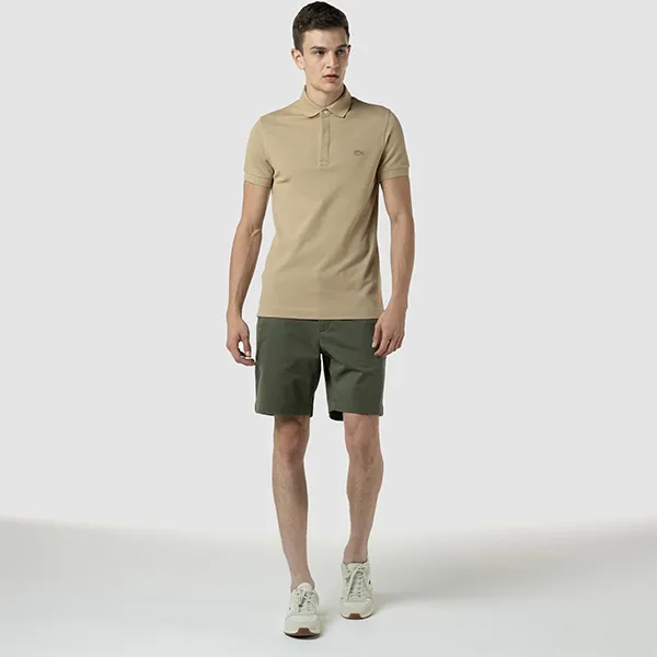 Quần Short Nam Lacoste Bermudas Slim Fit Short FH9542 316 Màu Xanh Rêu Size 44
