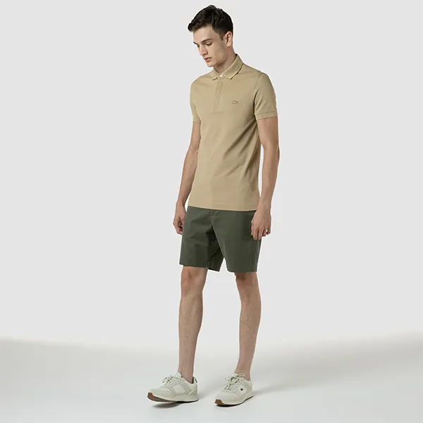 Quần Short Nam Lacoste Bermudas Slim Fit Short FH9542 316 Màu Xanh Rêu Size 44