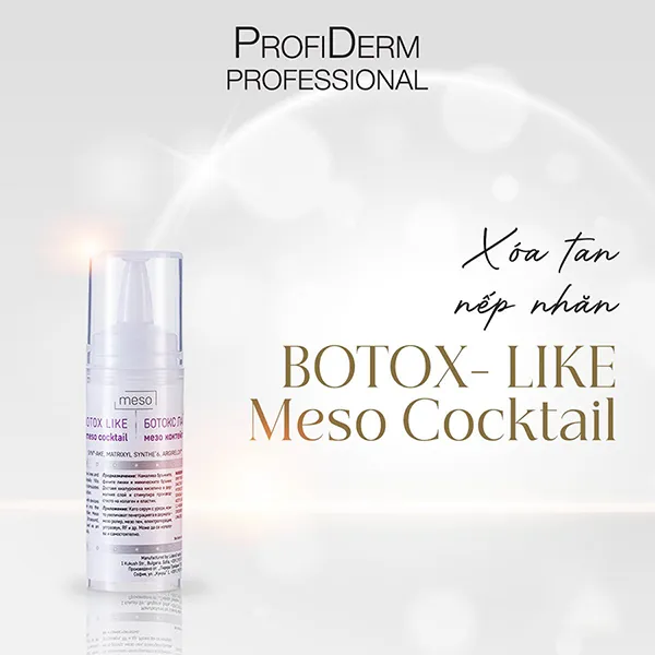 Serum Hỗ Trợ Giảm Nhăn Và Săn Chắc Da ProfiDerm Professional Botox-like Meso Cocktail 20ml - Mỹ phẩm - Vua Hàng Hiệu