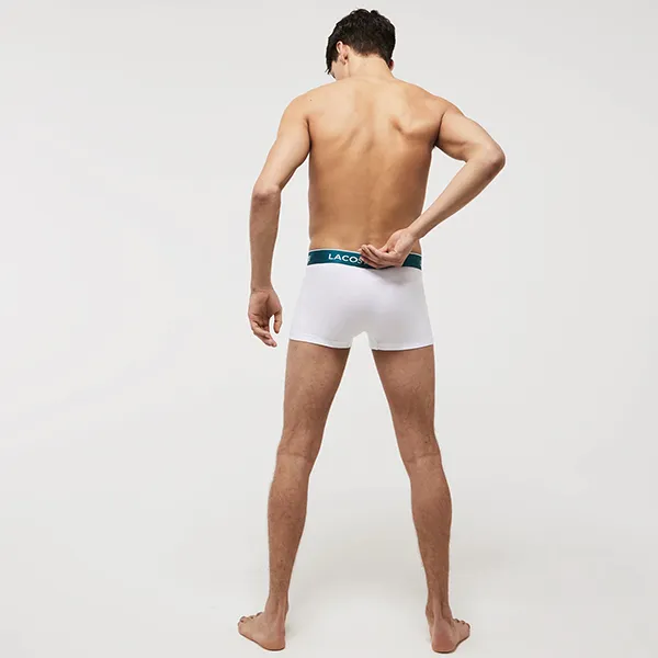 Set 3 Quần Lót Nam Lacoste Trunks Boxers 3-Pack 5H3389 51 001 Màu Trắng Size 5 - Thời trang - Vua Hàng Hiệu