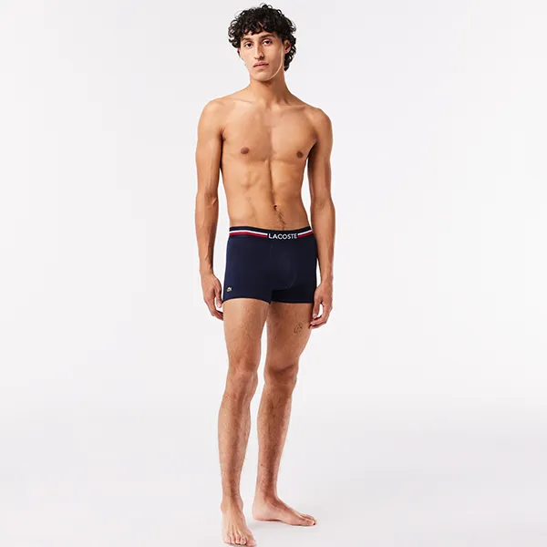 Set 3 Quần Lót Nam Lacoste Trunks Boxers 3-Pack Multicolor Waist Trunks 5H3386 51 W34 Phối Màu Size 3 - Thời trang - Vua Hàng Hiệu