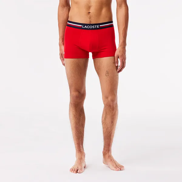 Set 3 Quần Lót Nam Lacoste Trunks Boxers 3-Pack Multicolor Waist Trunks 5H3386 51 W34 Phối Màu Size 3 - Thời trang - Vua Hàng Hiệu