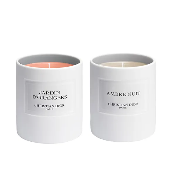 Set Nến Thơm Christian Dior Mini Candle Ambre Nuit And Jardin D'Orangers (2 x 35g) - Nến thơm - Vua Hàng Hiệu