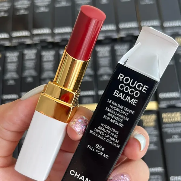 Son Chanel Rouge Coco Baume 924 Màu Đỏ Đất - Son Môi - Vua Hàng Hiệu