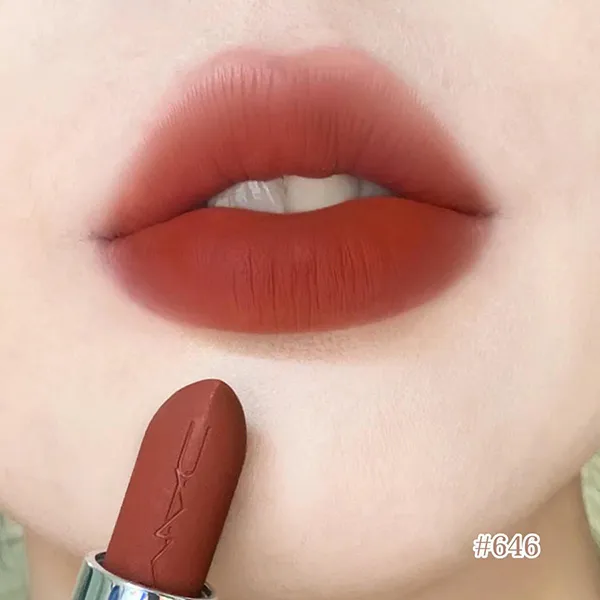 Son MAC Ximal Silky Matte Lipstick 646 Marrakesh Màu Đỏ Gạch 3.5g - 4