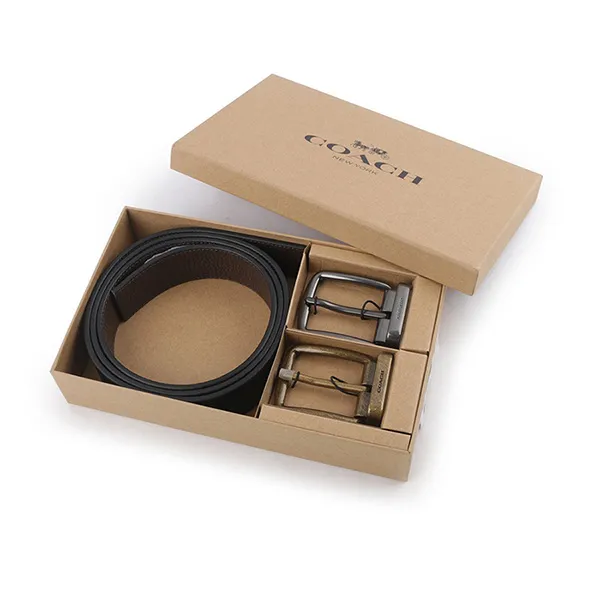 Thắt Lưng Nam Coach Boxed Wide Mix Harness Belt CQ081 Màu Đen - Thắt lưng - Vua Hàng Hiệu