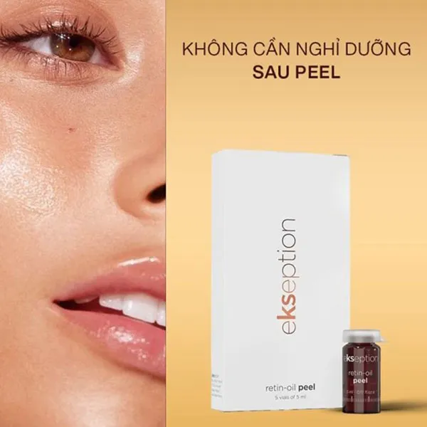Tinh Chất Hỗ Trợ Căng Bóng Và Trẻ Hóa Da Ekseption Retin-Oil Peel Hộp 5 Lọ x 5ml