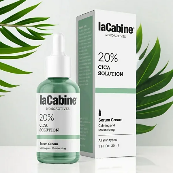 Tinh Chất Hỗ Trợ Làm Dịu, Giảm Đỏ Da LaCabine 20% Cica Solution Serum Cream 30ml - 1