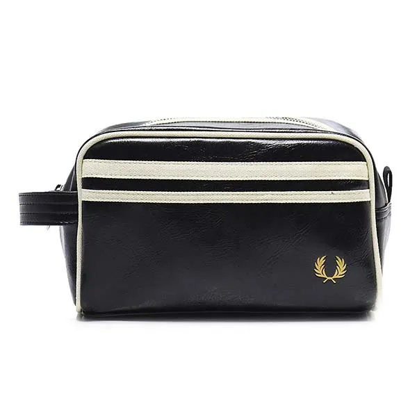 Túi Cầm Tay Nam Fred Perry Classic Wash Bag L4310 Màu Đen