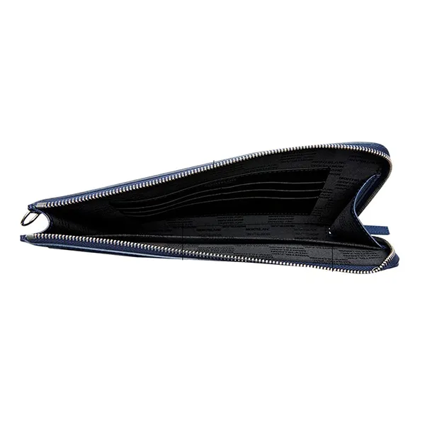 Túi Cầm Tay Nam Montblanc Man Clutch Bag Màu Xanh Navy