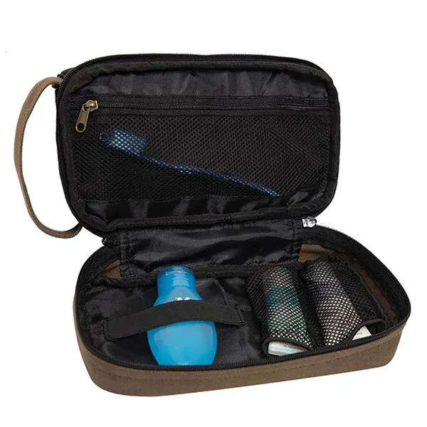 Túi Đựng Đồ Rothco Toiletry Bag Canvas Màu Đen - Túi xách - Vua Hàng Hiệu