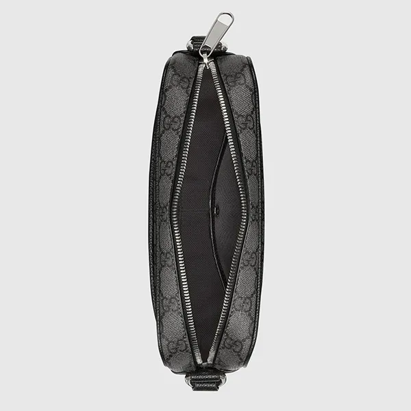 Túi Đeo Chéo Gucci GG Mini Shoulder Bag 768391 FACQF 1247 Màu Đen Xám - 4