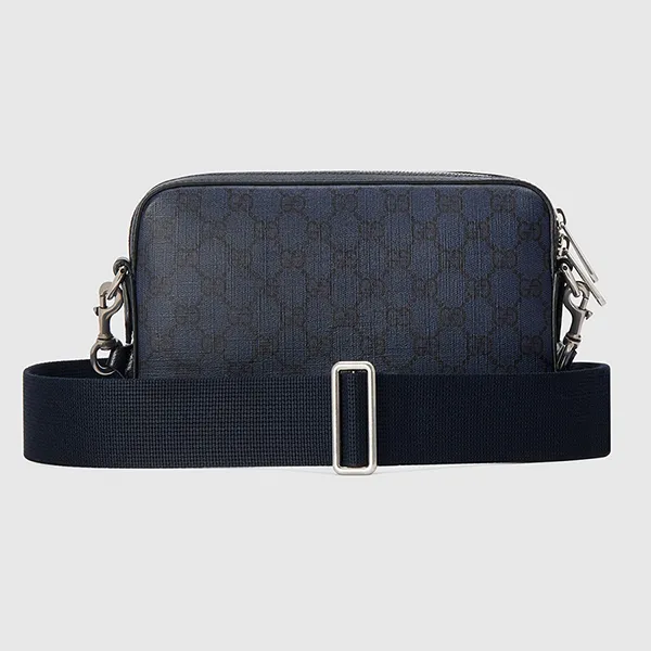 Túi Đeo Chéo Nam Gucci Ophidia GG Crossbody Bag 699439 UULHK 8441 Màu Xanh Navy