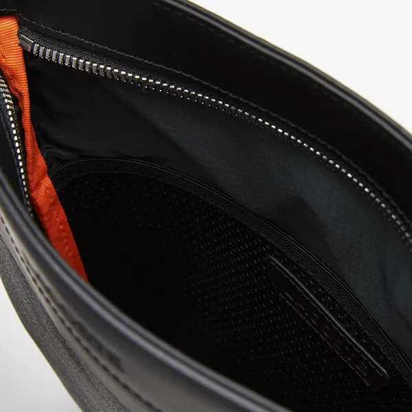 Túi Đeo Chéo Nam Lacoste The Blend Monogram Print Shoulder Bag NH4260LX Màu Đen